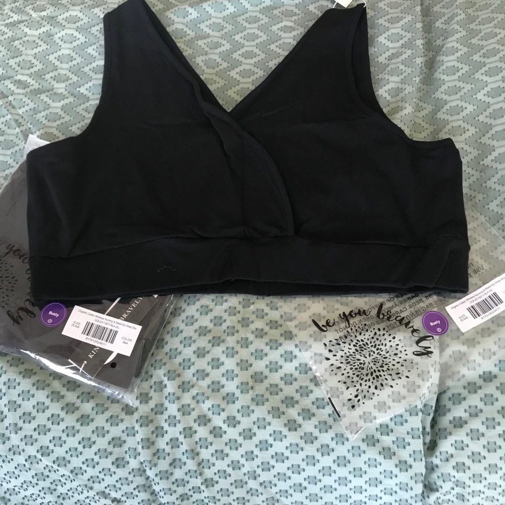 2 Kindred Bravely Organic Nursing/Sleep Bras